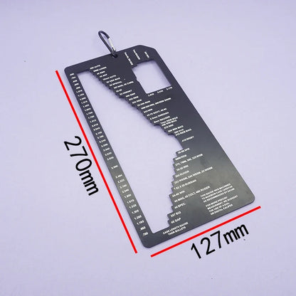 Ammo Case Length Gauge - Cartridge Case Measurement Tool for Brass Reloading