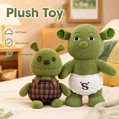 Shrek Baby Puppet Plush Figure - Cute Monster Pendant Doll for Kids