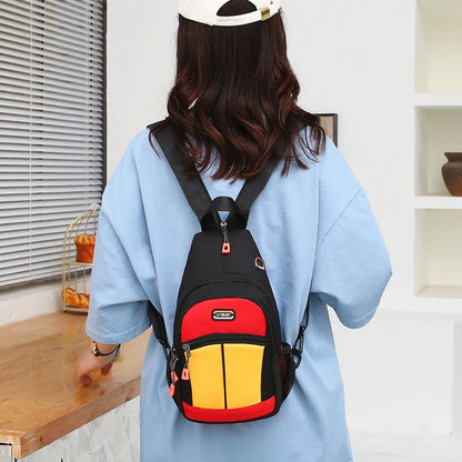 Unisex Chest Bag – Multifunctional Crossbody Backpack for One or Two Shoulder Wear