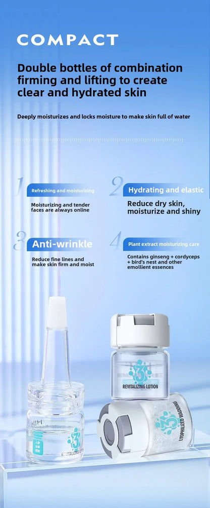 Triple Peptide Anti-Wrinkle Skincare Set – Firming, Lifting & Hydrating Face Kit for All Skin Types