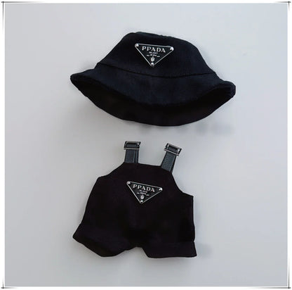 17cm Labubu Mini Doll Outfit Set - Hat, Clothes & Shoes for Labubu II Sitting Party Game Accessories