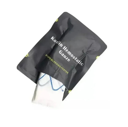 Tactical Kaolin Hemostatic Gauze – Emergency First Aid Bandage for Bleeding & Trauma Wound Dressing
