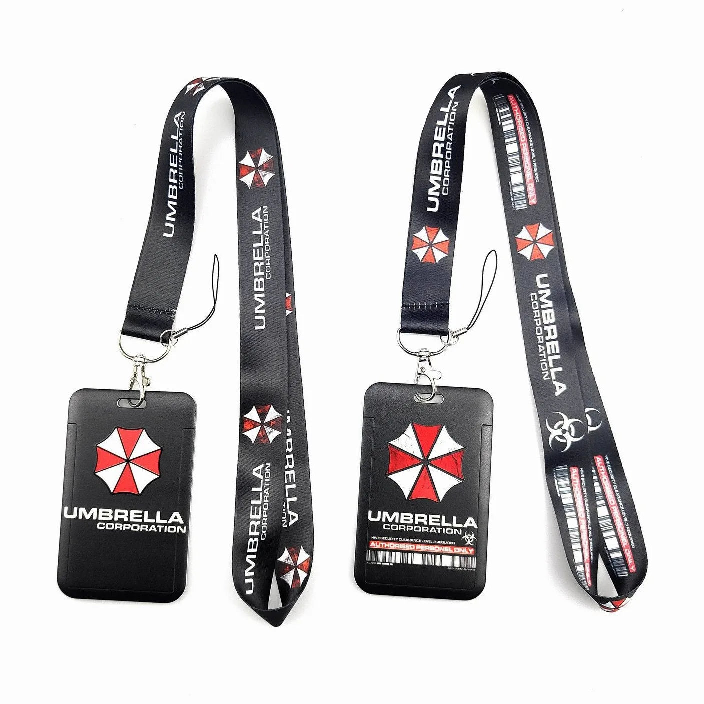 Game Logo PVC Card Holder – Student Neck Lanyard Bag for ID, Key, and Campus Cards