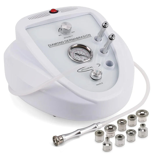 Diamond Microdermabrasion Machine – 65-68cmHg Suction Professional Facial Skin Care Equipment for Home Use