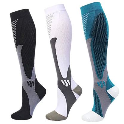 3 Pairs Compression Socks 30 mmHg — S-XXL Medical Socks for Edema, Diabetes & Varicose Veins