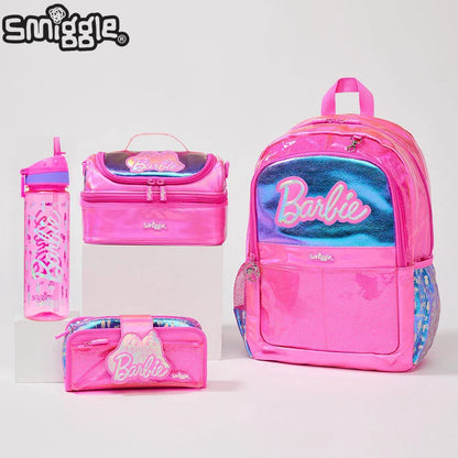 Genuine Australia Smiggle School Bag for Kids - Includes Pen Case, Lunch Bag, and Double Shoulder Backpack, Ideal Gift for Girls