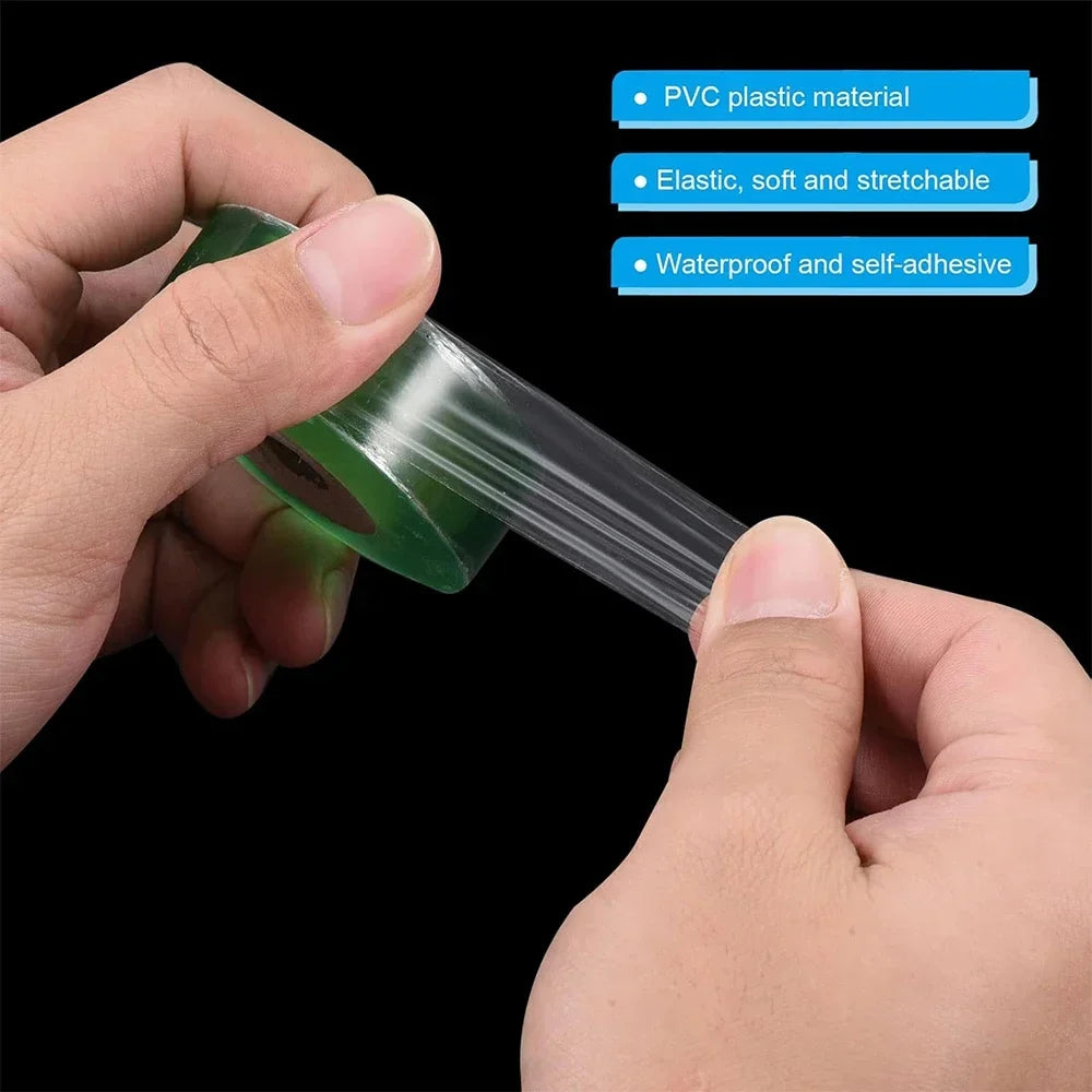 PE Grafting Tape Film - Stretchable Self-Adhesive Garden Tree Plant Grafting Wrap Roll