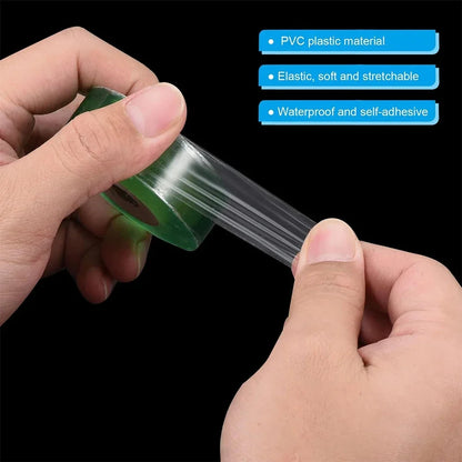 PE Grafting Tape Film - Stretchable Self-Adhesive Garden Tree Plant Grafting Wrap Roll