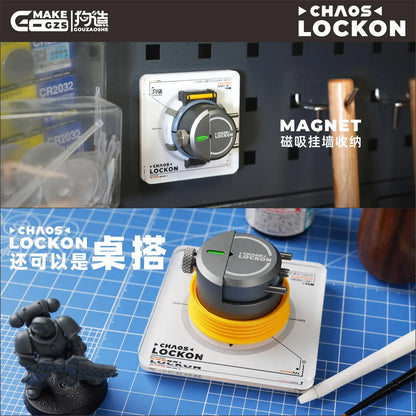GZS Studio CHAOS Rotatable Painting Vise – 30°/60° Magnetic Base for Model Building & Hobby Tools