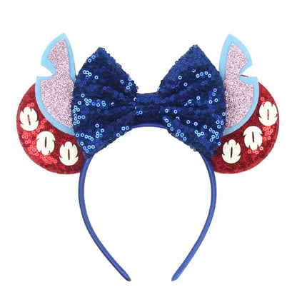 Toy Story Character Headbands - Sequin Bow, Woody, Buzz Lightyear & Alien Hair Accessories for Girls