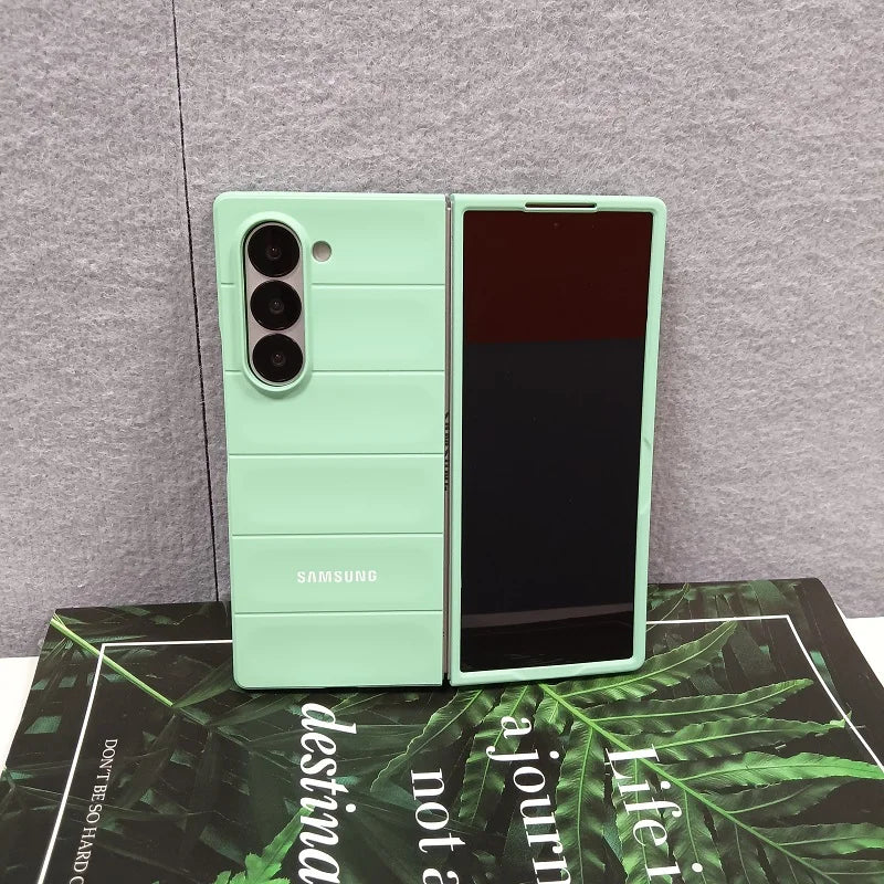 Skin Feel Phantom Shield Case for Samsung Galaxy Z Fold 3-7 – 2-Piece Protective Shockproof Back Cover Set