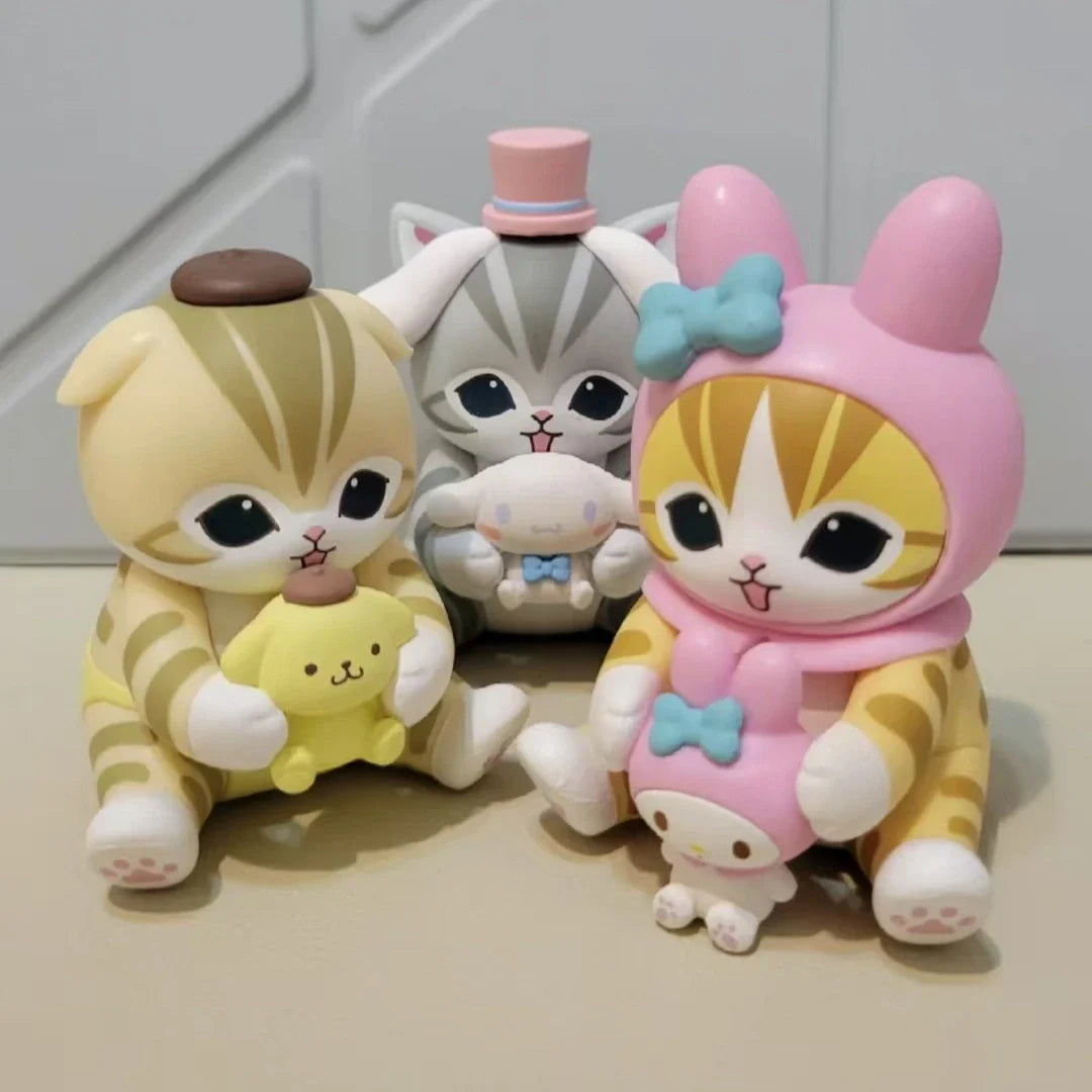 Mofusand Shark Cat Ugly Fish Blind Box Toy – Vinyl Doll Collectible for Display & Fashion Hobby Collection