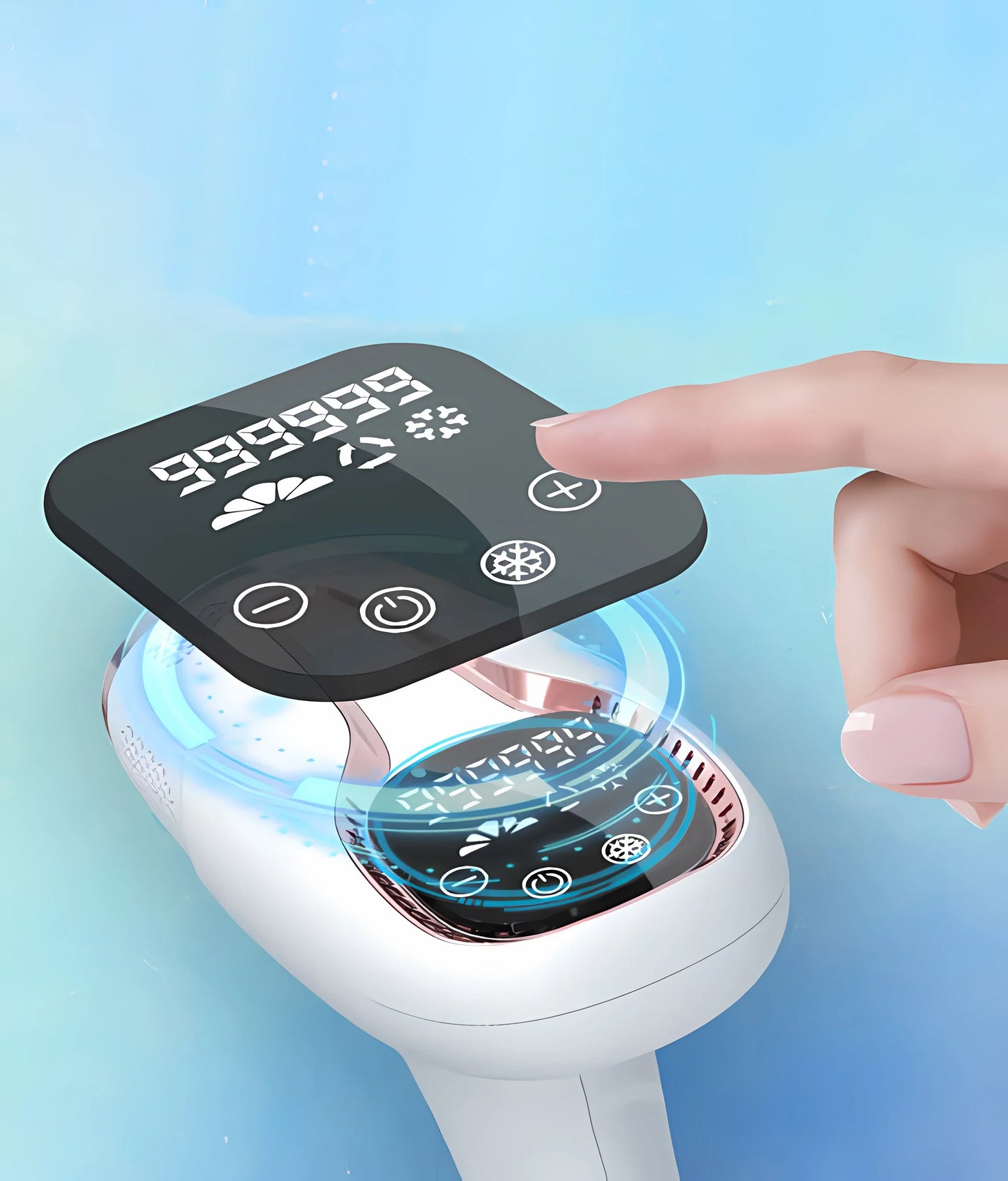 IPL Epilator Laser Hair Removal Device – 999,999 Pulses Permanent Bikini & Body Photoepilator Trimmer