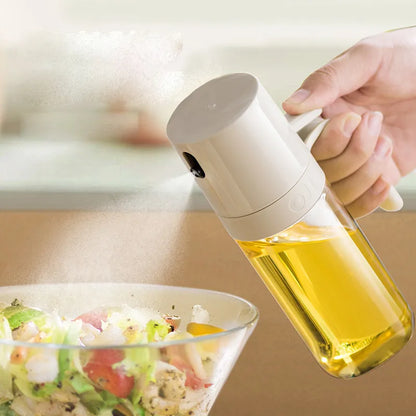 250ml High Borosilicate Glass Oil Spray Bottle: Versatile Olive Oil Mister and Cooking Dispenser for Air Fryer, Salad, and Baking