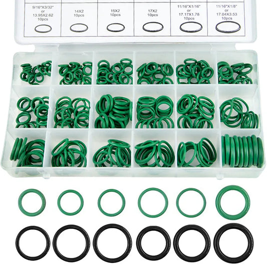 Nitrile Rubber O-Ring Assortment Kit: High-Pressure Sealing Set for Plumbing, Automotive, and Faucet Repair