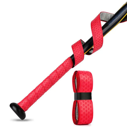 PU Baseball Bat Grip Tape – Multicolor Shock Absorption, Anti-Slip for Baseball, Softball, Cricket, and Hockey Bats
