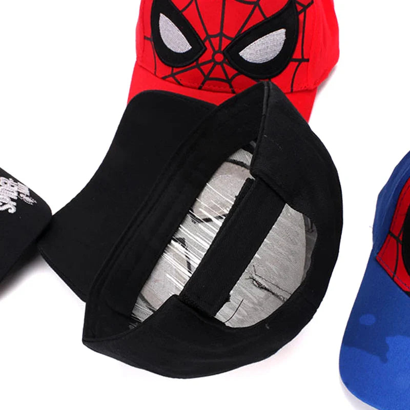 Disney Marvel Spiderman Summer Mesh Sun Cap - Cartoon Baseball Hat for Kids, Boys and Girls Ages 2-8, Travel Cap