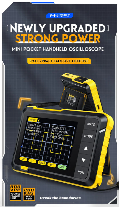 FNIRSI DSO510 DSO152 DSO153 Mini Handheld Digital Oscilloscope | 2-in-1, 48MS/s, 10MHz Bandwidth for Electronic Repair