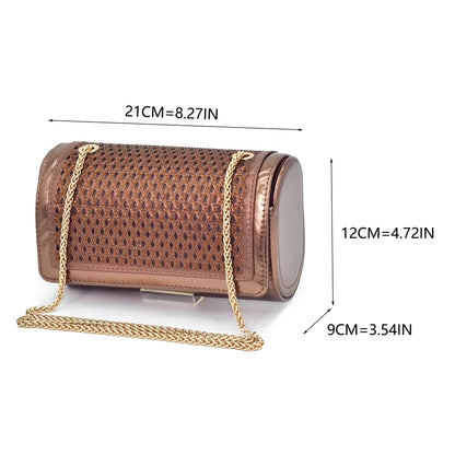 Women’s Rhinestone Italian Shoe & Bag Set - Elegant Matching Party Accessories