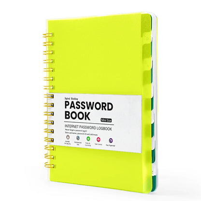 Mini A6 Password Book Notebook – Pocket-Sized Organizer, Diary & Logbook for Office, School & Personal Use