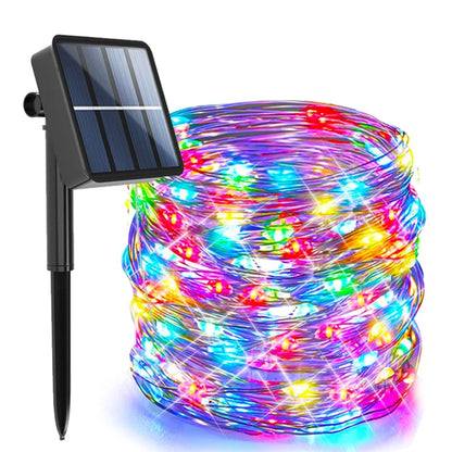 Solar LED String Lights - Waterproof Outdoor Garden, Patio & Christmas Decor