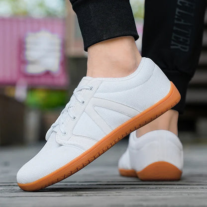 Men's Wide Fit Barefoot Sneakers – Minimalist Zero Drop Cross Trainers with Wide Toe Box for Relaxed, Natural Movement