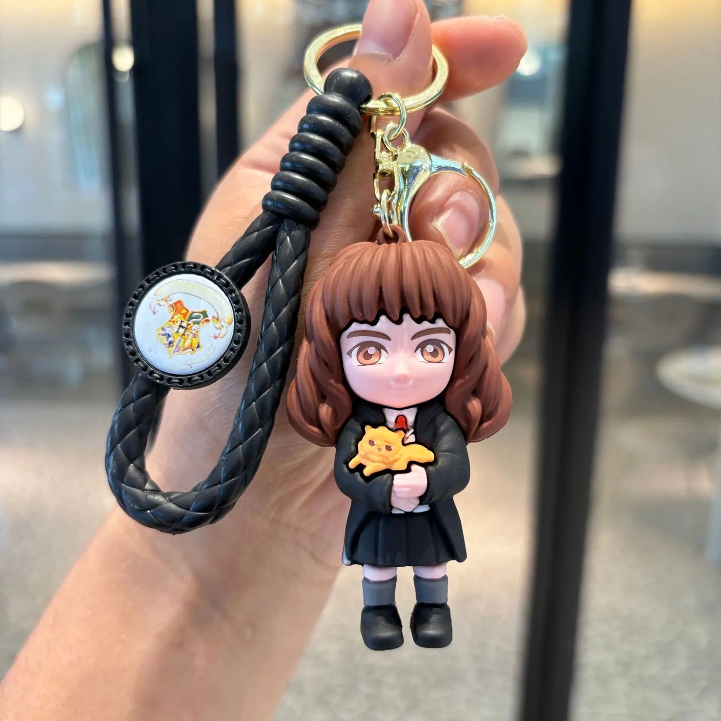 Anime Harry Potter Keychain – Cute Potter Doll Pendant for Bags, Car, Phone, Birthday Gift