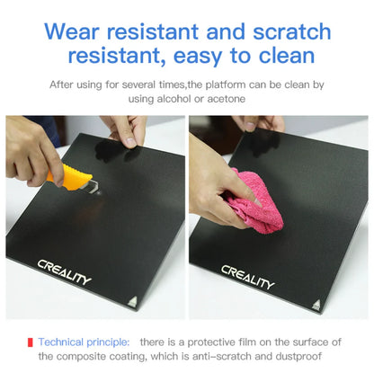 Creality Ender 3 Tempered Glass Bed — Upgraded 3D Printer Build Surface 235x235x4mm for Ender 3/3 Pro/3 V2