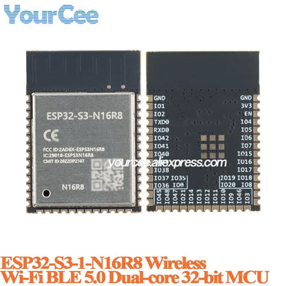 ESP32-S3 Dual Type-C Development Board - N16R8 N8R2 Core Module with Antenna Base for IoT Projects