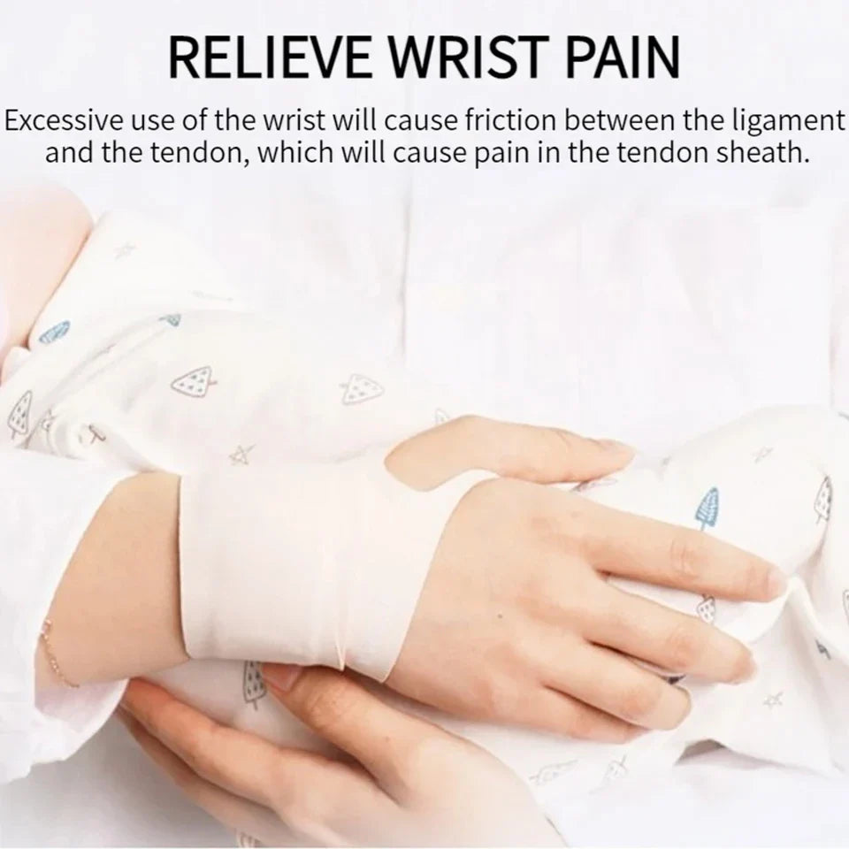 Adjustable Thin Compression Wrist Guard - Sprain Wrist Brace for Exercise Safety Support - Tendon Sheath Pain Relief for Men & Women