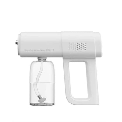 280ML Nano Blue Light Spray Gun - Wireless USB Electric Atomizer Mist Sprayer For Barber Aftershave Garden Disinfection