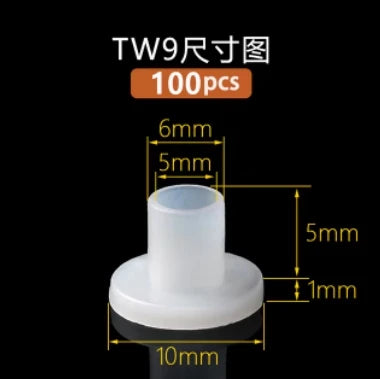 M2-M16 Nylon Step T-Type Washers — Plastic Insulated Crystal Gaskets for M2, M3, M4, M5, M6, M8, M10, M12, M14, M16