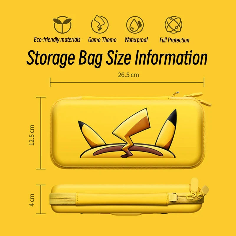Fashion 3D Pattern Switch Case - For NS Switch OLED, Storage Bag, Protective Travel Handbag, Switch Accessories