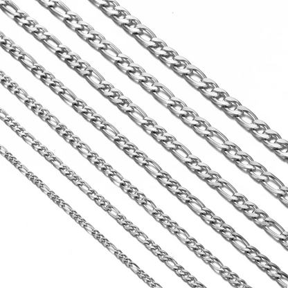 925 Sterling Silver Necklace — 2–12mm Width, 40–75cm Long Chain with Lobster Clasp for Men & Women, Engagement Jewelry