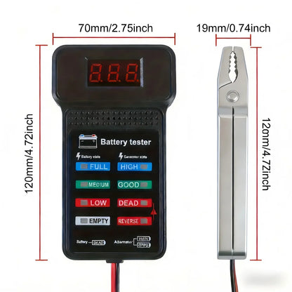 Battery Health & Defect Detection Tool – Portable Battery Tester for Condition Monitoring & Generator Diagnostics