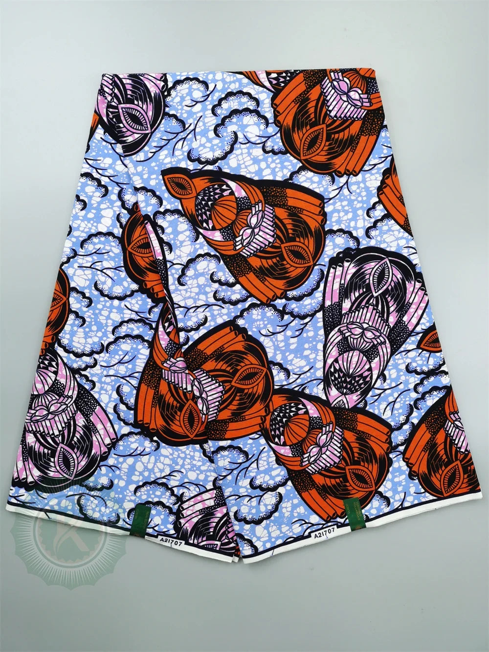African Wax Fabric - Cotton Nigerian Ankara Batik Block Print Sewing Cloth