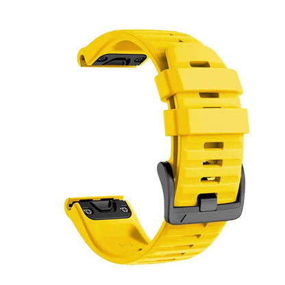QuickFit Silicone Watch Strap 26mm 22mm for Garmin Fenix 7X 7 Pro 6X 6 5X 5 Plus 8 – Durable Replacement Sport Watchband