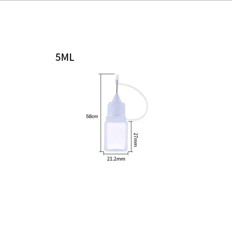 50ML Plastic Alcohol Dispenser Bottle – For Rosin, Solder Flux Paste, PCB Cleaning & Phone Welding Repair Tools