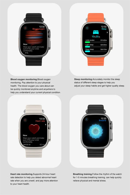 2025 DT Ultra 3 Pro Smartwatch – NFC, Bluetooth Call, Music & Video, Waterproof for Android & iOS, 32GB