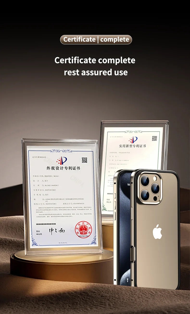 Camera Protection Hybrid Silicone & Aluminum Metal Phone Case for iPhone 16/15/14/13 Pro Max – Better Heat Bumper