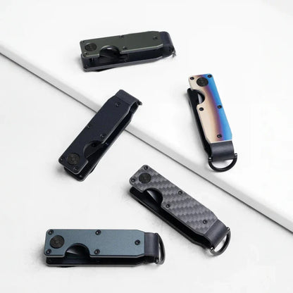 Compact Metal Key Organizer – Minimalist Key Case Holder for 2-6 Keys, Secure Keychain