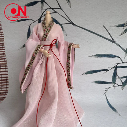 1/6 Female Doll Hanfu Outfit – Ancient Traditional Dress for 12-Inch Action Figures, Cosplay Model Toy