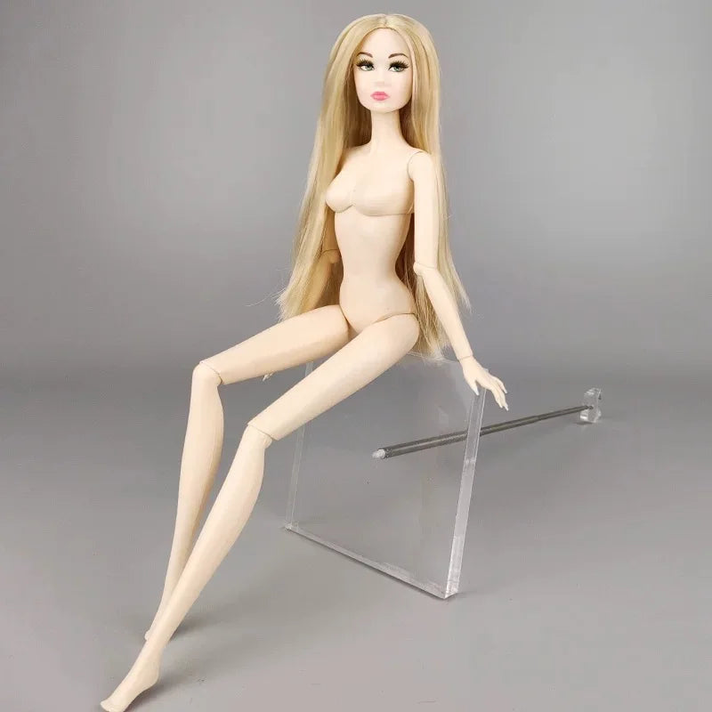 FR Supermodel 1/6 BABI Doll – Movable Joints, DIY Dress-Up Princess with Head & Body Accessories, White/Normal/Chocolate Skin