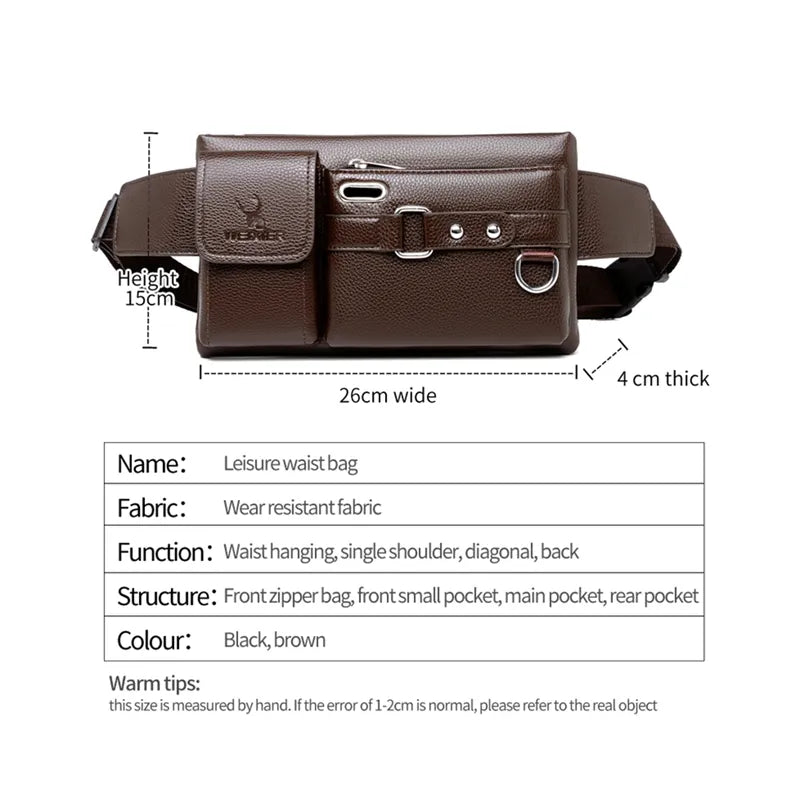 WEIXIER Brand Unisex Sports Running Chest Bag: Large-Capacity Multi-Function Single-Shoulder Waist Pack - Casual Messenger Wallet for Men