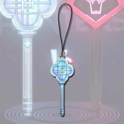 Anime & K-Pop Demon Hunters Cosplay Keychain – Acrylic Light Stick Pendant for Phone, Bag, and Accessories Gift