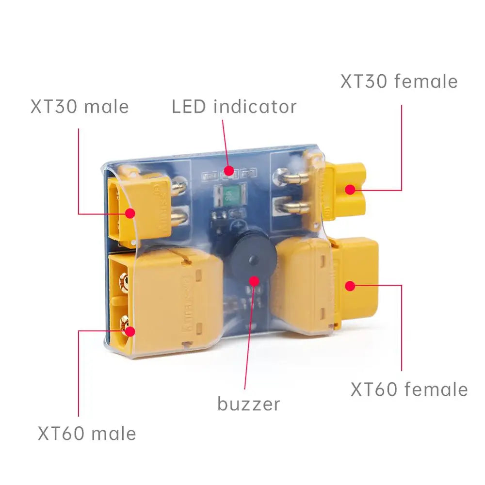 IFlight XT30/XT60 Smart Smoke Stopper Fuse Test Plug – Short-Circuit Protection for RC FPV Racing Drone