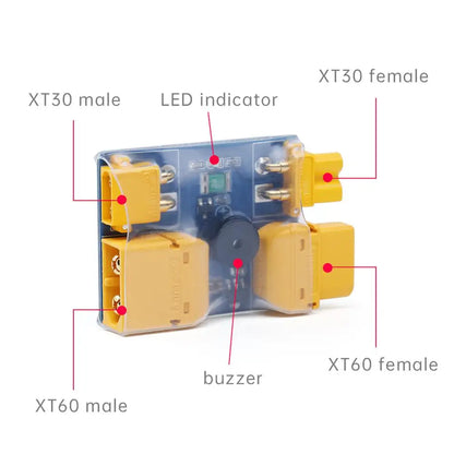 IFlight XT30/XT60 Smart Smoke Stopper Fuse Test Plug – Short-Circuit Protection for RC FPV Racing Drone