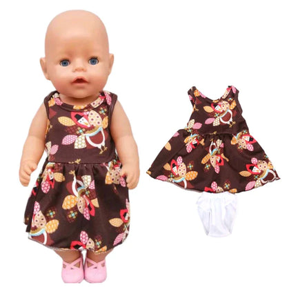 18-Inch American Girl Doll Clothes – Coat, Tights & Pants Outfit for Newborn & Baby Dolls