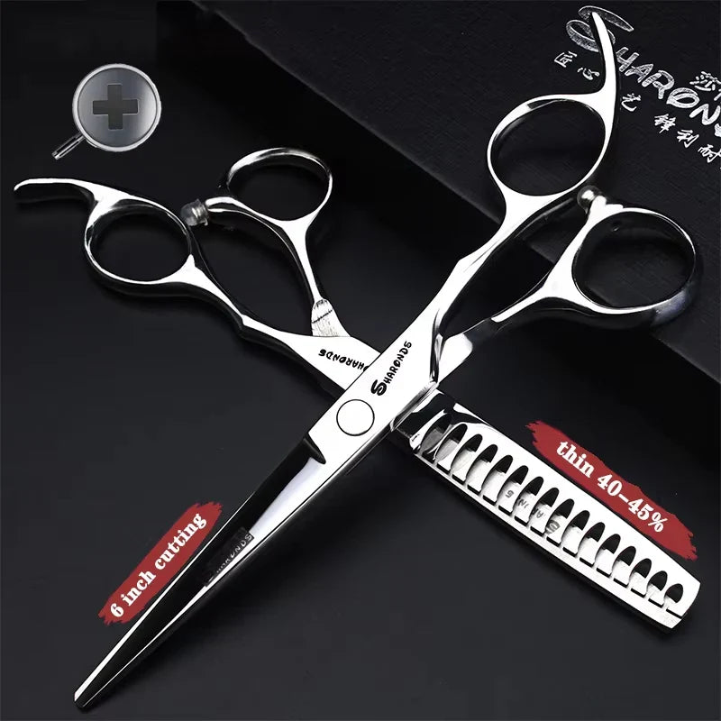 Professional Japanese Hair Cutting & Thinning Scissors – 6''/6.5''/7''/7.5'' Sharp Barber Shears for Salon & Home Use
