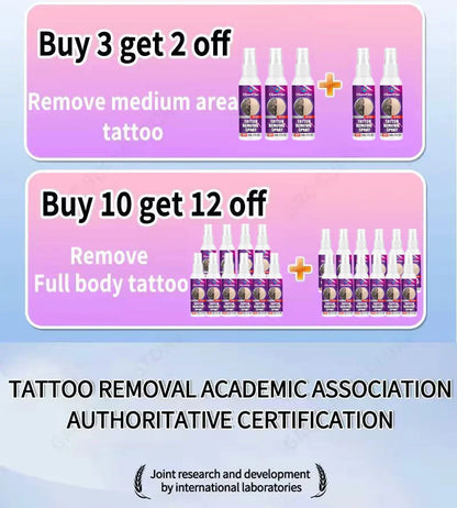 Tattoo Removal Spray — Fast-Acting Formula Removes Tattoos in 7 Days